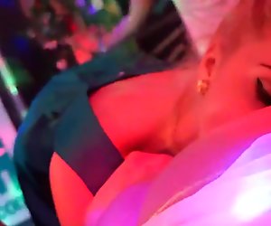 Wet bisexual chicks fuck at a sex party