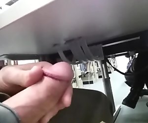 Public Masturbation in library