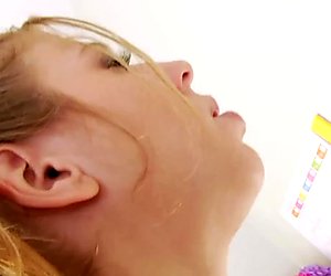 AnalAcrobats Chastity Lynn Ass Fucked by HUGE Dildo