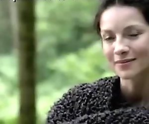 Laura Donnelly milking out her breast