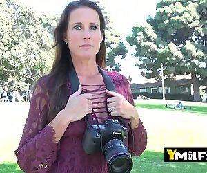 Sofie Marie is lured in a park into getting banged at lovers spot