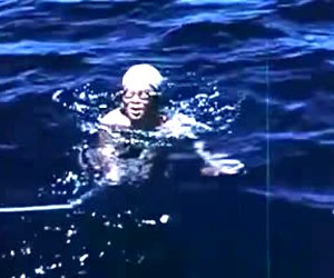 Japanese AMA diver underwater 1963