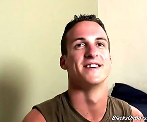 Jason White Takes Black Cock Like A Champ