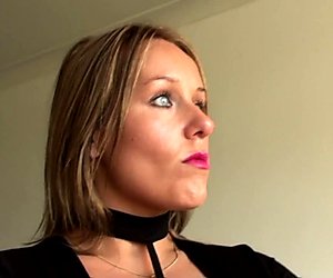 UK sub slut rough doggystyled in stockings