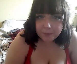 plus-size DEEP gullets AND GAGS ON fake penis