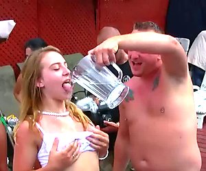 Bunch of tattooed bitches are getting re for some hardcore