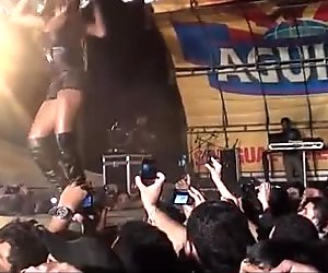 Dancing girls upskirt, showing panties