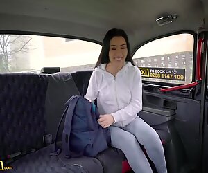 Fake Taxi Stunning Asian With Long Legs Fucks Her Cab Driver