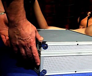 Euro chick assfucked in BDSM action