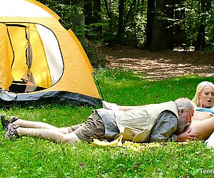 Old-n-Young.com - Lovita Fate - Mushroom hunter picks up blonde pussy