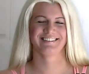 Crazy blonde chick with huge tits is a nasty fuck