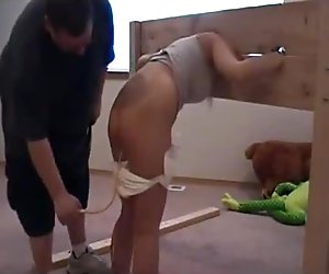 Plugged And Spanked bdsm bondage slave femdom domination