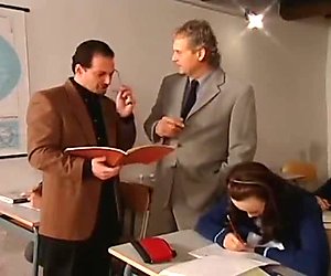 Retro Schoolgirl Anal & Facial