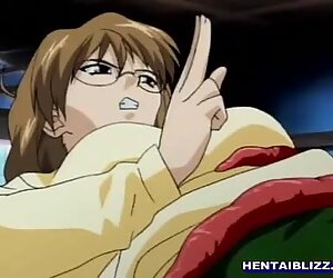 Japanese hentai brutally ass and pussy drilled by tentacles