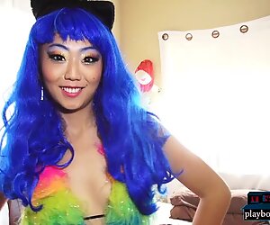 Black and asian girlfriend amateurs fucked on camera