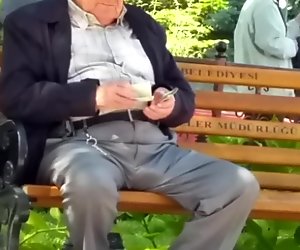 Older man in public-2