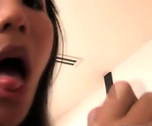 Ladyboy Faith Kneels At The Altar Of Cock