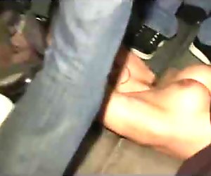 ass fisting in public