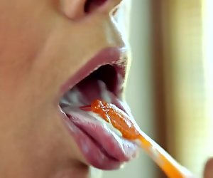 Hot lesbian action on massage with Dana DeArmond and Rylin Rae