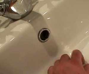 Seductive brunette slut with huge booty shows off her itchy anus on POV cam