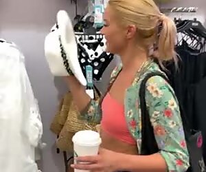 Homemade Quickie with Hairy Blonde