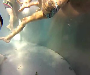 sexy skinny tattooed milf in public bath