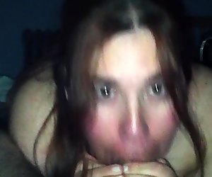 Amateur cum hungry blow job queen