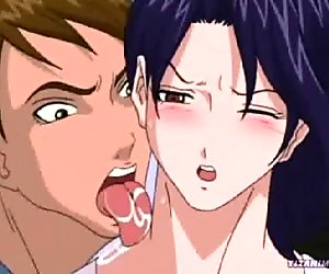 Hentai MILF mastubating juicily