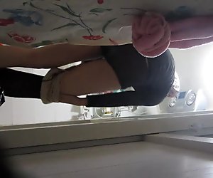 Friend's roomate shower voyeur