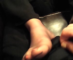 Nylon Footjob