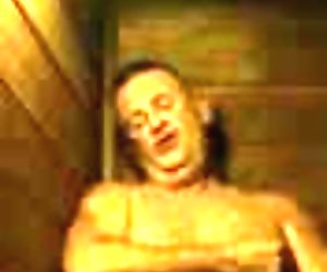 Str8 daddy stroke in sauna