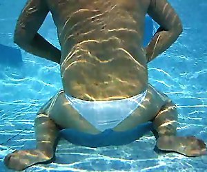 girlfriend posing in swimmingpool